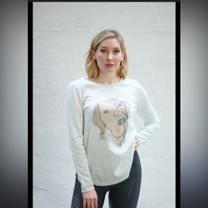 NWT At the Venue | Labrador sweater size medium all rhinestone Labrador